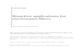 Bioactive applications for electrospun fibers - applications for electrospun...  Bioactive applications