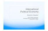 International Political Economy - .International Political Economy ... The global spread of open