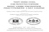 THIRTY-SECOND ANNUAL CRIME PREVENTION SYMPOSIUM Prevention/Crime...  thirty-second annual crime prevention