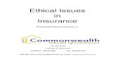 Ethical Issues in Insurance - Issues in...Ethical Issues in Insurance ... constitute legal, accounting,