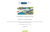 COSME Programme Call for Proposals - European ec. Programme Call for Proposals Innovation procurement