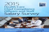 Health Care Chief Compliance Officers and Staff Salary .Health Care Chief Compliance Officers and