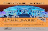 RAH21646|1 Friendship Matinee flyer - Open Objects .2013-06-04  John Barry Featuring music from