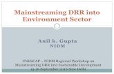 Mainstreaming DRR into Environment Sector - UN    Mainstreaming DRR into Environment Sector