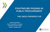 FIGHTING BID RIGGING IN PUBLIC .2016-10-27  FIGHTING BID RIGGING IN PUBLIC PROCUREMENT-THE OECD