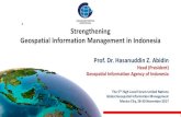 b Strengthening Geospatial Information Management in .Strengthening Geospatial Information Management