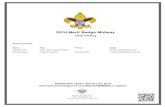 2018 Merit Badge Midway - .BLACK HILLS AREA COUNCIL Class Catalog 2018 Merit Badge Midway: Merit