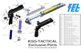 KSG-TACTICAL Exclusive Parts - .540 muzzle plate tactical for all other parts see ksg manual ksg-tactical
