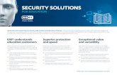 SECURITY SOLUTIONS - ESET .Proven. Trusted. Bundled solutions give you the flexibility to implement