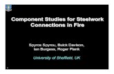 Component Studies for Steelwork Connections in Firefire- .Component Studies for Steelwork Connections