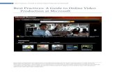 Best Practices: A Guide to Online Video Production at ... Best Practices Guide.pdf  Best Practices: