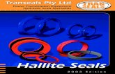 Extra front & back pages - €¾¸·²¾´‚²¾ ... Hallite Seals Australia has been servicing