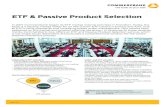 ETF & Passive Product Selection - Commerzbank .August 2017 Independent ETF selection: â€¢ ETF & Passive