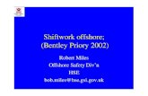 Shiftwork offshore; (Bentley Priory 2002) - raes-hfg. Shiftwork offshore; (Bentley Priory 2002)