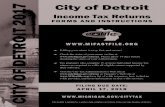 City of Detroit CITY OF DETROIT 2017 - General Information for 2017 City of Detroit Income Tax Returns