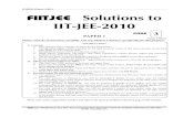 IITJEE2010-Paper 1-CMP-1 FIITJEE Solutions to IIT-JEE .IIT-JEE-2010 CODE PAPER 1 ... 5. The answer