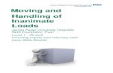 Moving and Handling of Inanimate Loads - .Moving and Handling of Inanimate Loads James Paget University