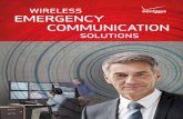 WiRElEss EMERGEnCY CoMMuniCAtion - Verizon Wireless .WiRElEss EMERGEnCY CoMMuniCAtion. ... + D eploy