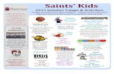 Saints' Kids - Shawnee Community Kids Flyer & Registration Form.pdf  Saints' Kids 2015 Summer Camps