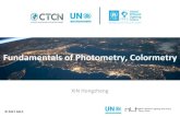 Fundamentals of Photometry, Colormetry .Fundamentals of Photometry, Colormetry XIN Hongzheng
