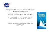 IIP Update: A Packaged Coherent Doppler Wind Lidar ... Wind Lidar Transceiver â€œDoppler Aerosol