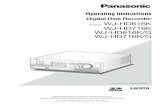 WJ-HD616K/G WJ-HD716K/G - Panavid©o .4 The digital disk recorder WJ-HD616K, WJ-HD716K, WJ-HD616K/G