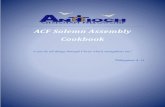 ACF Solemn Assembly Cookbook - .ACF Solemn Assembly Cookbook ... sheet, and back 30 minutes in the