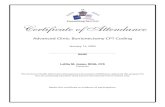 Certificate of Attendance - The Online Store for .Certificate of Attendance Advanced Clinic: Bunionectomy
