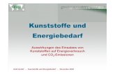 Kunststoffe und Energiebedarf - Forum – .GUA GmbH - Kunststoffe und Energiebedarf - November 2005