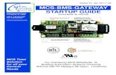Version 4.2 - Rev. 2017-11-30 MCS-BMS-GATEWAY .MCS-BMS-GATEWAY Startup Guide REVISION 4.2 5 Chapter
