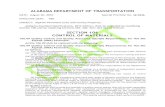 ALABAMA DEPARTMENT OF Proposed GASP...  ALABAMA DEPARTMENT OF TRANSPORTATION . ... Alabama Standard