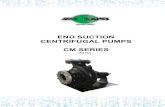 END SUCTION CENTRIFUGAL PUMPS CM SERIES - .DNd mm a mm f mm h1 mm h2 mm b mm m1 mm m2 mm n1 mm n2