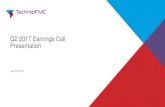Q2 2017 Earnings Call Presentation - .Q2 2017 Earnings Call Presentation | 2 ... Solid project execution