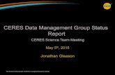 CERES Data Management Group Status Report .CERES Data Management Group Status Report CERES Science