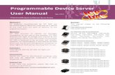 Programmable Device Server User Manual - .Programmable Device Server User Manual Ver. 2.2.5 ... PDSM-700(-MTCP)