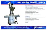 Options - Accutek Packaging Equipment .The AF1 Series Auger fillers are precision filling equipment