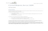 Crystal Reports Server 2008 - Cornerstone Consultingcorn .Revision Date: July 2009 Crystal Reports