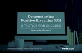 Demonstrating Positive Elearning ROI - LinkedIn .Demonstrating Positive Elearning ROI ... You can