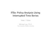 ITSx: Policy Analysis Using Interrupted Time Series .ITSx: Policy Analysis Using Interrupted Time