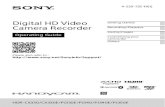 Digital HD Video Getting started Camera Recorder - .Digital HD Video Camera Recorder ... Electronics