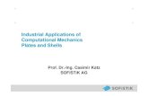 Industrial Applications of Computational Mechanics Plates ... Industrial Applications of Computational