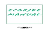 ECORIDE Manual - e-ta.eu .to get stuck in the tiresome and environmentally hazardous ... The EcoRide