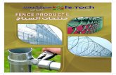 FENCE PRODUCTS - Nartelnartel-ksa.com/hitechsteel/pdfs/Hi-Tech Fence Product   Chain Link Fence PIPES