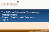 The 3 Ps in Enterprise Terminology Management: .TQM Internal and external corporate communications
