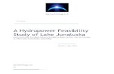 A Hydropower Feasibility Study of Lake Junaluska .A Hydropower Feasibility Study of Lake Junaluska