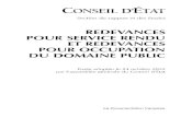 Redevances pour service rendu et redevances pour ... Sommaire Introduction 9 Premi¨re partie Les