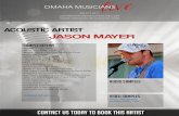 ACOUSTIC ARTIST JASON MAYER - .ACOUSTIC ARTIST Sample SEtlist Slide-Goo Goo Dolls All For You-Sister