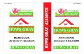 HUWS GRAY ALLIANCE - .huws gray alliance handbook 2010/2011 handbook 2010/2011 season handbook 2010/2011