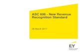ASC 606 - New Revenue Recognition .(ASC 605-35, e.g., Completed Contract, POC) Leasing (ASC 840)