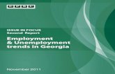 Employment & Unemployment trends in .Employment & Unemployment trends in Georgia . 9 When talking
